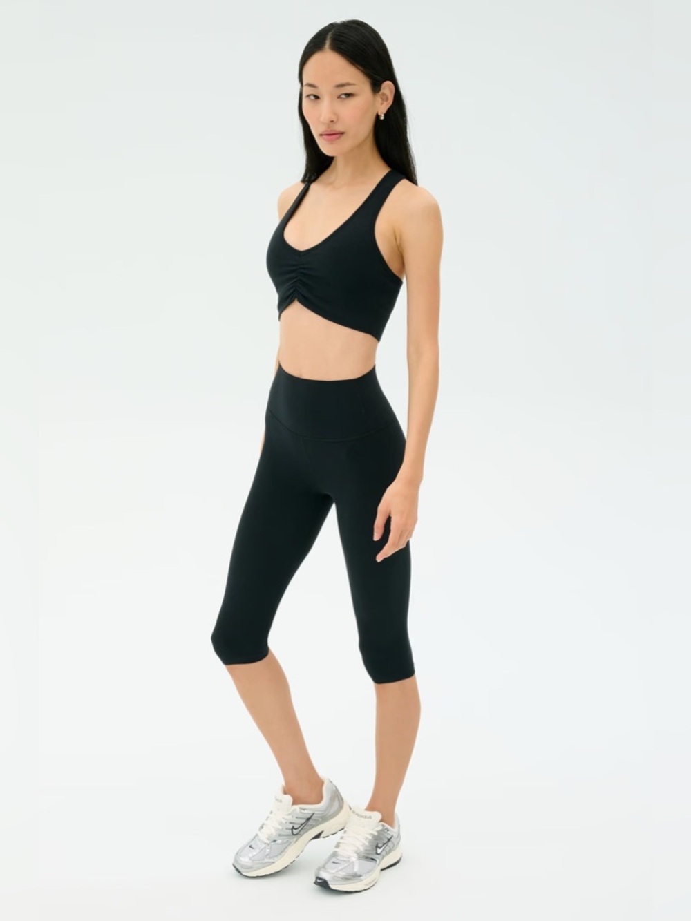 Splits59 AIRWEIGHT BRA WITH RUCHING
